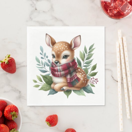 紙ナプキン秋素朴赤ちゃんシャワーナプキン スタンダードランチョンナプキン (インサイチュ)