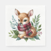 紙ナプキン秋素朴赤ちゃんシャワーナプキン スタンダードランチョンナプキン (正面)