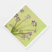 紙ナプキン素晴らしと紫の水色 (コーナー)