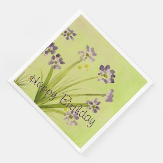 紙ナプキン素晴らしと紫の水色 (コーナー)