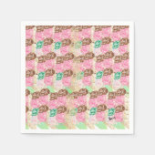 紙ナプキン：アイスクリームの味 スタンダードカクテルナプキン (正面)