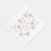 紙ナプキン – クリスマスツリーの装飾 スタンダードランチョンナプキン (角)