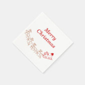 紙ナプキン – サンタとそり(v2) スタンダードカクテルナプキン (角)