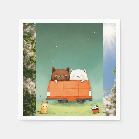 紙ナプキン スタンダードカクテルナプキン (正面)