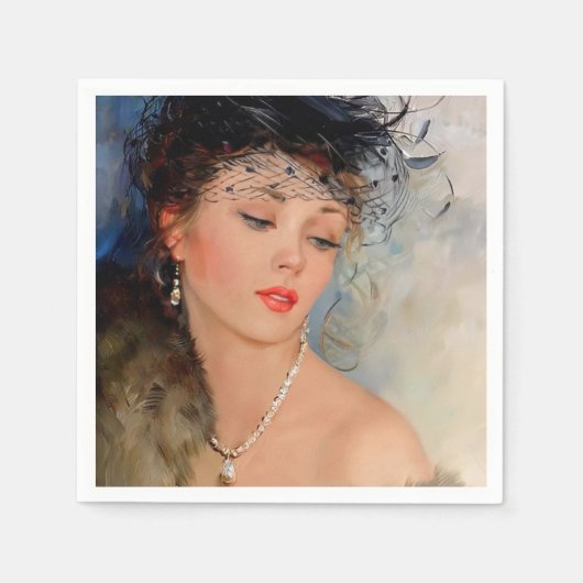 紙ナプキン スタンダードカクテルナプキン (正面)