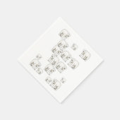 紙ナプキン スタンダードカクテルナプキン (角)