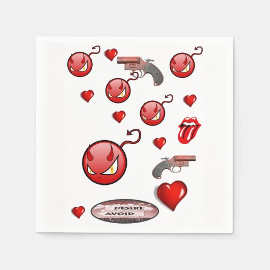 紙ナプキン スタンダードカクテルナプキン (正面)