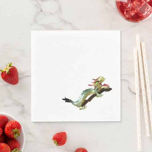 紙ナプキン – ドラゴンと影 スタンダードランチョンナプキン (インサイチュ)