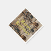 紙ナプキン、ハッピーバースデー建築ツール スタンダードカクテルナプキン (角)