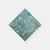 紙ナプキン：ファンゴッホ：アーモンドの花 スタンダードカクテルナプキン (角)