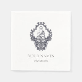 紙ナプキン：ブッダ スタンダードカクテルナプキン