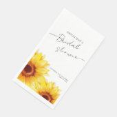 紙ナプキン ブライダルシャワー ひまわり (コーナー)