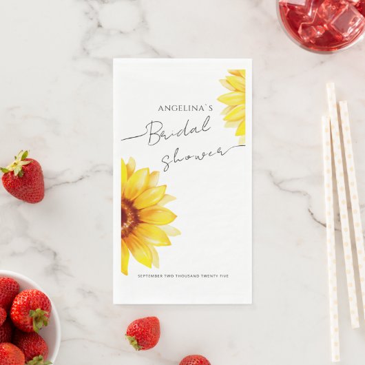 紙ナプキン ブライダルシャワー ひまわり (インサイチュ)
