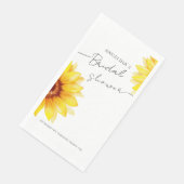 紙ナプキン ブライダルシャワー ひまわり (コーナー)