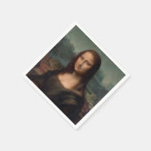紙ナプキン：レオナルド・ダ・ヴィンチ：モナリザ スタンダードカクテルナプキン (角)
