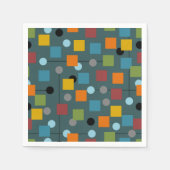 紙ナプキン – 世紀半モダンば1.3シームレス スタンダードカクテルナプキン (正面)