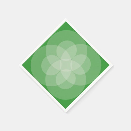 紙ナプキン – 円の交差 スタンダードカクテルナプキン (角)