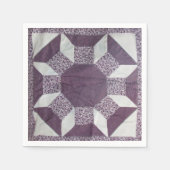 紙ナプキン – 糸パターンのスプール スタンダードカクテルナプキン (正面)