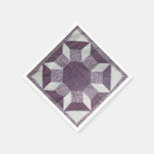 紙ナプキン – 糸パターンのスプール スタンダードカクテルナプキン (角)