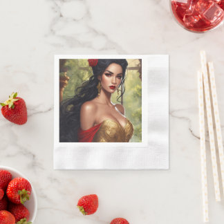 紙ナプキン 縁ありカクテルナプキン