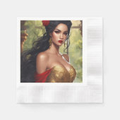 紙ナプキン 縁ありカクテルナプキン (正面)