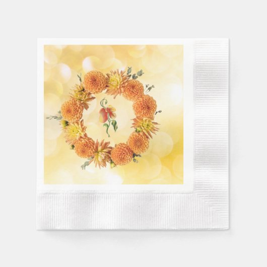 紙ナプキン 縁ありカクテルナプキン (正面)