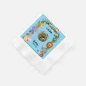 紙ナプキン 縁ありカクテルナプキン (角)