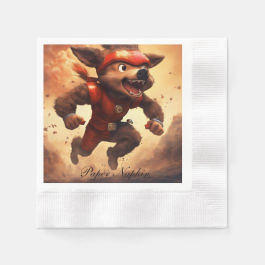 紙ナプキン 縁ありカクテルナプキン (正面)