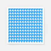 紙ナプキン–3つのシェードのブロックパターン スタンダードカクテルナプキン (正面)