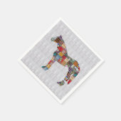 紙ナプキン – Horse Race ART by Navin JOSHI スタンダードカクテルナプキン (角)
