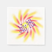 紙ナプキン – Pinwheel Fireworks