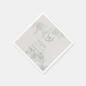 紙ナプキン | Silver Sageユーカリ スタンダードカクテルナプキン (角)