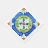 紙ナプキンSCT_P8-1シチリア伝統的デザイン スタンダードランチョンナプキン (角)