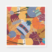 紙ニットギフトまたはパーティー用ナプキン スタンダードランチョンナプキン (正面)