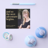 紙ネクストアドベンチャー卒業招待状 チラシ (シングル)