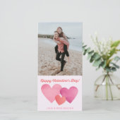 紙ハートバレンタインの写真カード シーズンカード (スタンド正面)