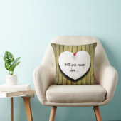 紙ハート手書きスクリプ素朴ト クッション (椅子)