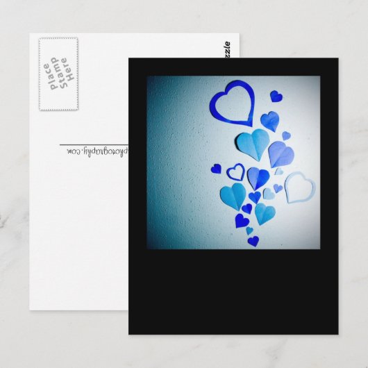 紙ハート2 ポストカード (正面/裏面)