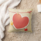 紙ハート クッション (ブランケット)