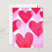 紙ハート ポストカード (正面/裏面)