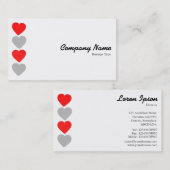 紙ハート 名刺 (正面/裏面)