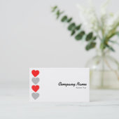 紙ハート 名刺 (スタンド正面)