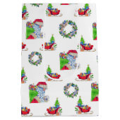 紙バッグ休日 ミディアムペーパーバッグ (裏面)