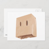 紙バッグ顔マスク ポストカード (正面/裏面)