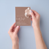 紙バルーンスクリプトバラ金ゴールド21stパーティー招待状 チラシ (手)