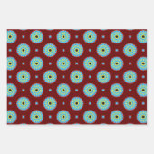 紙パック171装飾赤グリーンイエロー ラッピングペーパーシート (正面)