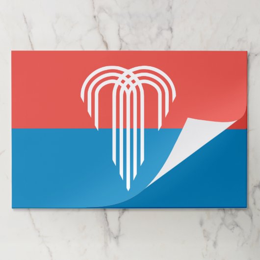 紙パッドとカンザスシティー州旗 ペーパーパッド (折り畳み)