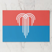 紙パッドとカンザスシティー州旗 ペーパーパッド (正面)