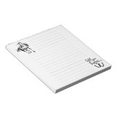 紙パッドに馬と"あなたの馬を保持"。 ノートパッド (アングル)