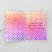 紙パンチシェイプフォトパステルウォーターカラーテンプレート 招待状 (内部)